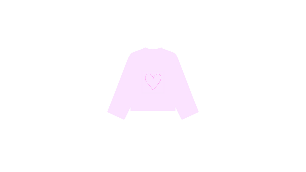 Handwritten Cotton Oversize Long Sleeve