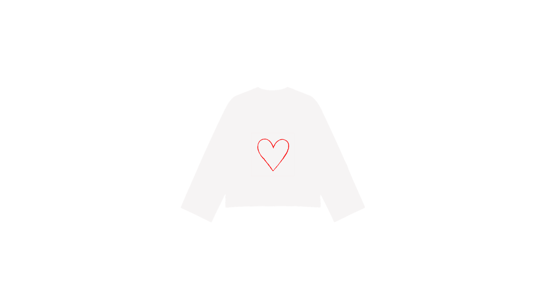 Handwritten Cotton Oversize Long Sleeve