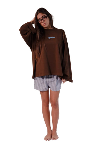 "Never Really Leaves" Oversized Longsleeve T-shirt