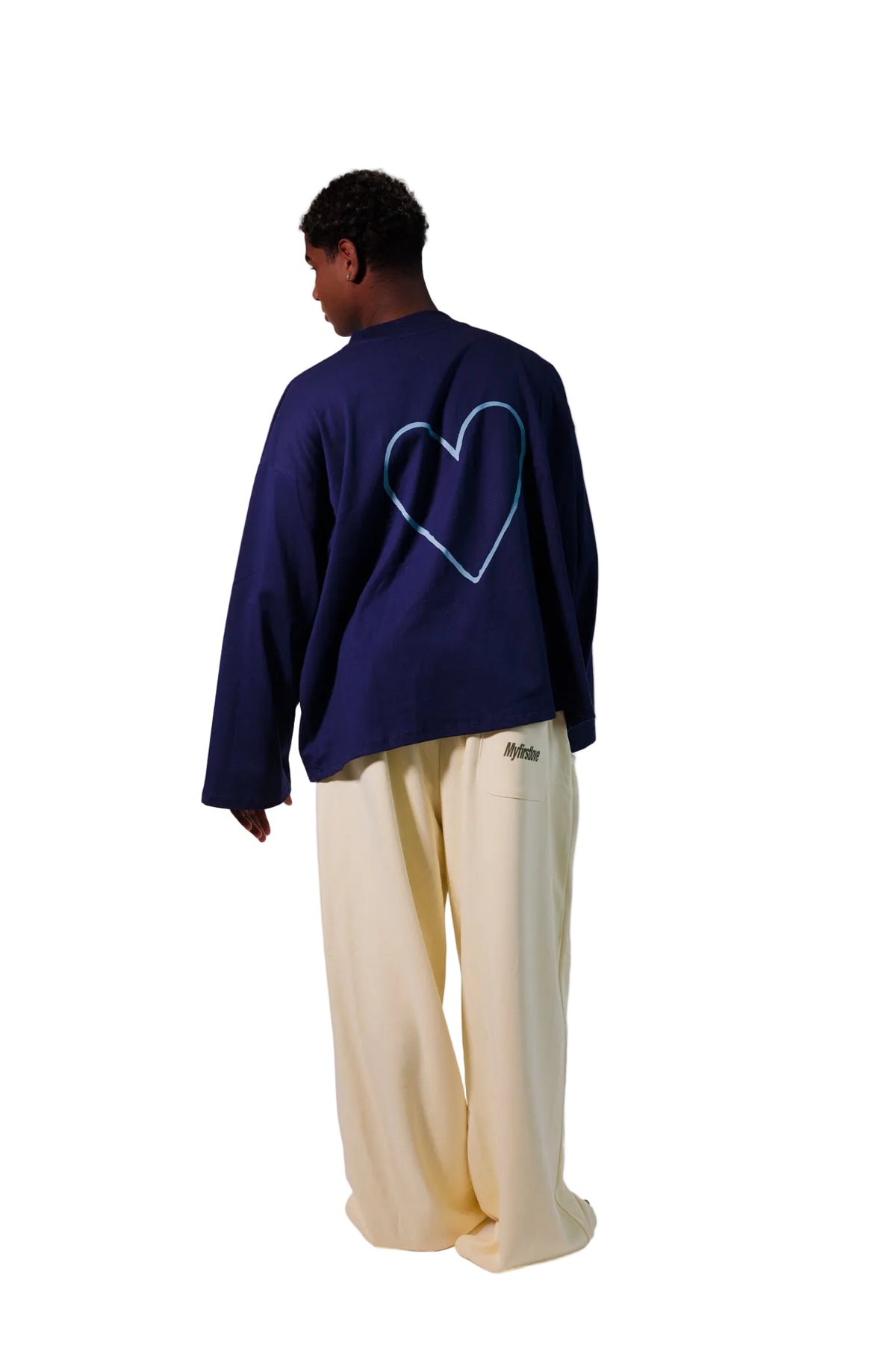 "First drawing" Oversized Longsleeve T-shirt