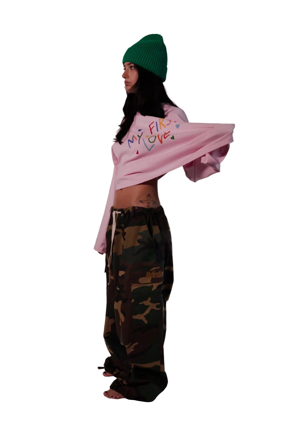 "First drawing" Oversized Longsleeve T-shirt