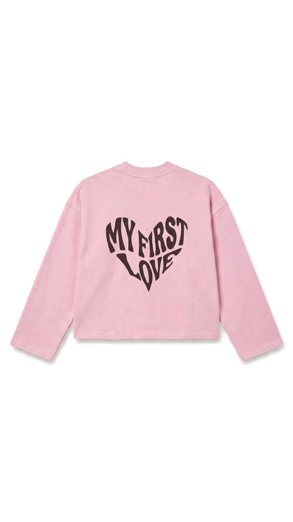 "Your Heart On My Back" Oversized Longsleeve T-shirt