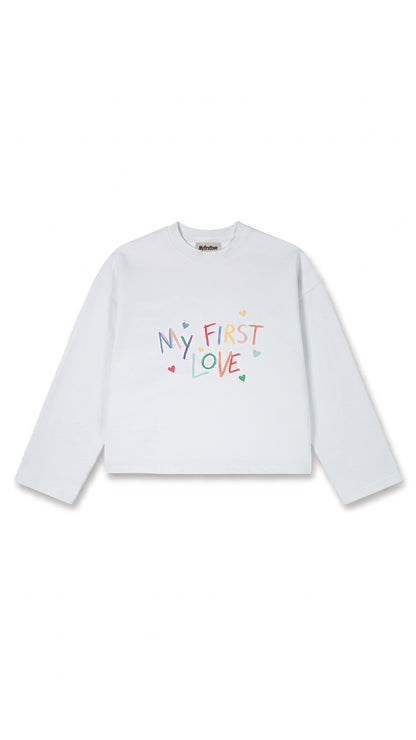 "First drawing" Oversized Longsleeve T-shirt