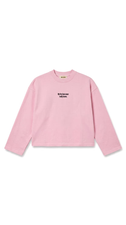 "Your Heart On My Back" Oversized Longsleeve T-shirt