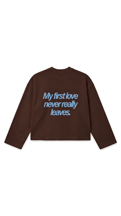 "Never Really Leaves" Oversized Longsleeve T-shirt