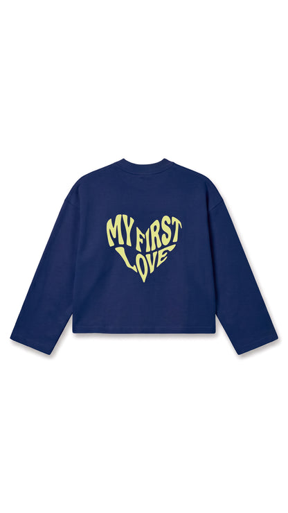 "Your Heart On My Back" Oversized Longsleeve T-shirt