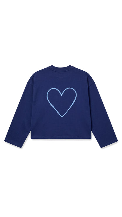"First drawing" Oversized Longsleeve T-shirt